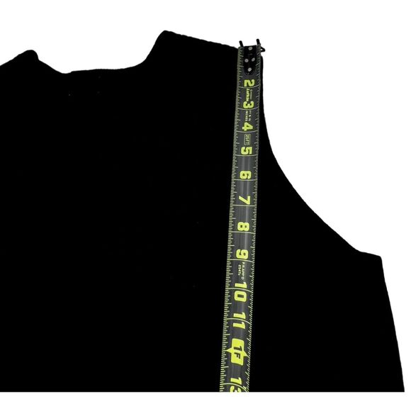 Avenue Women's Size 26/28 Black Sleeveless Sweater Plus Size 100% Acrylic NWT - Picture 8 of 10